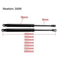 300-600mm 2pcs 300N Car Gas Struts Bonnet Hood Trunk Tailgate Shock Lift Strut Support Bar Gas Spring Bus Bed Truck Boat Window Fuel System Fittings7 300MM black