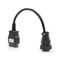 14pin for benz diesel to OBD2 16pin Extension Cable black