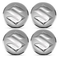 4 vnt. 56 mm automobilio ratlankio centrinio dangtelio lipdukas Suzuki Jimny Samurai Vitara Swift Baleno SX4 Ignis Alto Splash Kaiser DZire Swace