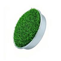 Golf Hole Cup Cover for Yard Putting Practice, Aluminum 11cm/4.33inch Disc-Shaped Insert with Compact Carrying and Storage green