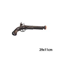 Party Cosplay Pirate Toy Gun Furnishings Family Pistol Retro Festival Halloween Boys Toys No Bullets Safety black