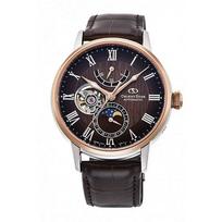 Orient Star Mechanical Moon Phase Prestige Shop Limited Edition Brown Dial Watch RK-AY0105Y Men's (W210595) black