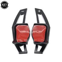 For Volkswagen VW Tiguan Golf MK6 GTI Jetta MK5 Passat B6 CC Scirocco R36 R20 Steering Wheel Aluminum Shift Paddles Car styling juoda
