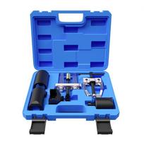 Wiper Arm Removal Tool Battery Terminal Puller, 6-Piece with Two Adjustable Pullers, Four Puller Heads, and Storage Case 1 blue