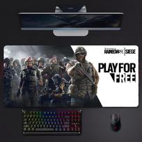 Game Tactical Rrainbow Six Siege Mouse Pad Mousepad Large Gaming Lockedge Thickened Pc Table Desk Mat 800x300x2mm gray