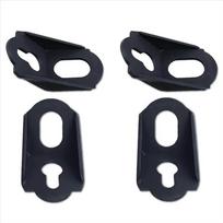4pcs UTV Tie Down Hooks For CAN-AM Maverick X3 2017+ 2018 2019 2020 2021 2022 2024 2025, Tie Hook Bracket 4pcs black