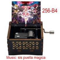 puella magi madoka magica sis puella magica Music Box 18-Tone Movement Hand Crank Windup Christmas decorations gift 3 256-B4 black
