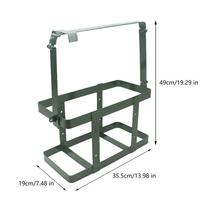 Jerry Gas Can Holder Rack SUV Automobile Vehicles Universal Fuel Tank 20L gray