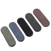MOMO STICK 5Pcs Reusable Stickiness Gel Pad Finger Grip Ring Stand for Android Phone black