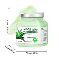 Kūno šveitiklis 500g Giliai valantis kavos šveitiklis Didelis butelis Pašalinantis žąsies odą Aloe Vera Scrub 500g beige