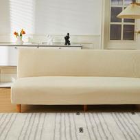 Pliušinis sulankstomas sofos lovos užvalkalas Velvet Storas Slipcover Dėklas berankei sofos lova paklodė Kušetės užvalkalas Elastingas Futon užvalkalas žiemai S(160-185CM)