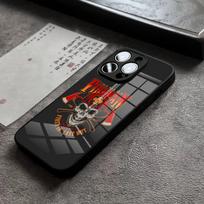 Firefighter Fire Department Phone Case for iPhone 15 Pro Max 14 Pro 12 11 13 Mini X XR XS 8 7 Plus SE Tempered Glass Back Cover iPhone13 Pro gray