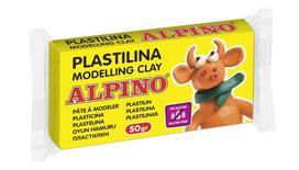 Plastilinas ALPINO 50g geltonas, DPLAPV1ADP00005701