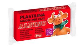 Plastilinas ALPINO 50g raudonas, DPLAPV1ADP00005901