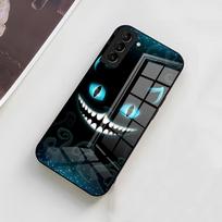 C-Cheshire Cat Cool Phone Case For Samsung A56 A36 A26 A16 A15 A25 A35 A55 A14 A34 A24 A54 Glass Case Samsung A15 black