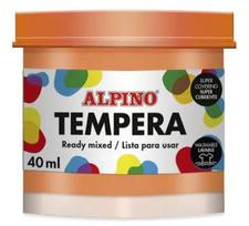 Guašas (tempera) ALPINO 40ml oranžinis, GAKAPV1ADM01020201