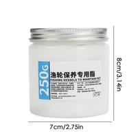 250g Fishing Reel Grease Kit Fishing Reel Grease Fishing Reel Oil Effective Fishing Reel Care Accessories Fishing Reel Lubricant white