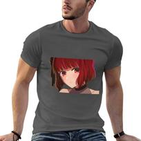 Kana Arima Oshi No Ko TShirt Tough Fabric Work Tee 2XL black