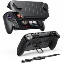 ModCase skirtas ROG Xbox Ally ir ROG Xbox Ally X Pilnas apsauginis dėklas su nuimamu priekiniu dangteliu, stoveliu, praplatinimo dirželiu, dovanomis black