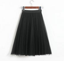 Premium Quality Women's 3 Layer Tutu Ballet Skirt Tulle Petticoat For Vintage Elegance Waist 56-99cm juoda