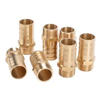 20pcs Brass Hose Barb Fittings 16mm 300PSI Air Hose Repair Connector for Water Fuel