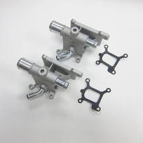 Car accessories 15-17Z cooling system aluminium type water outlet for Mazda 3 2.0 2005-2013 Mazda 6 2005-2012 CX7 Mazda 8 2 with gasket