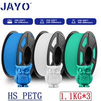 JAYO 3D High Speed Matte PETG / PLA Classic Printer Filament 1.75mm+/-0,02mm 3.3KG Neatly Wound & Non-toxic PETG for 3D Printer