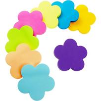In-Stock Pure Color Sticky Notes - Assorted Fluorescent Memo Papers with Irregular Shapes, Reusable Multiple Times
