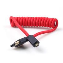 HD to Micro HD/MINI HD/HD Coiled Cable 1080P 4K 60Hz High-Speed High-Definition Television Cable for Monitor Computer |Black Re