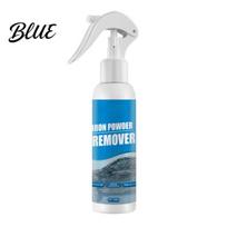 Iron Powder Remover Fast-Acting Fine Rust Car Spray 100ml Automotive Removal Remover Particle Rusts Cleaner for Wheels Rims Metal gray