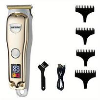Plaukų kirpimo mašinėlė, belaidė barzdos kirpimo mašinėlė, elektrinė T Blade plaukų kirpimo mašinėlė vyrams TR-807 (Gold)