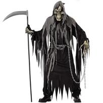 Helovino skeletas vaiduoklis cosplay kostiumas suaugusiems vyrams teroras Grim Reaper kostiumas cosplay vampyro apsiaustas vaidmenų žaidimas išgalvotas kostiumas S-Costume black