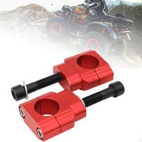 28mm Bar Mount Clamp for ATV and Dirt Bike Modifications raudona