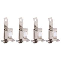 4Set FE Rack Clamp 304 Steel Steel Frame Clamps Moulds Accessories Automatic Clamping Design white
