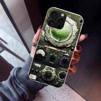 Aviation Aeroplane Helicopter Cockpit Instrument Phone Case For iPhone 17 Air 16 15 Pro Max 14 Plus 13 Mini 12 11 Cover 7 8 SE S iPhone 14 gray