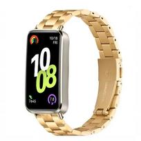 Metalinė apyrankė Huawei Band 10 9 8 Nerūdijančio plieno apyrankės priedai Huawei Band 10/9/8 išmaniajam laikrodžiui Keičiama apyrankė For Huawei Band 8 beige