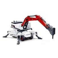1/50 Sunkvežimio Modelis Ekskavatorius Traktorius Stumdomas Žaislas Metalinis Inžinerinis Deformuojamas Transporto Priemonės Kolekcija Vitrininiai Žaislai Berniukams Mergaitėms raudona