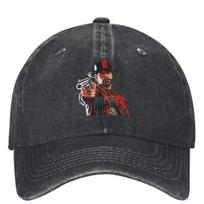 Red Dead Redemption  Denim Baseball Cap Arthur Morgan Hunting Camping Trucker Dad Hat Summer Unisex Women Sunscreen Snapback Cap One Size gray