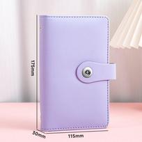 PU Mini Binder Savings Challenge Large Capacity Savings Challenges Sheets  Children Purple-2