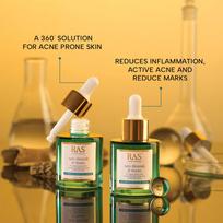 Ras Luxury Oils Anti Blemish & Acne Marks Spot Corrector Advanced Booster Serum with Willow Bark Extracts | Face Oil For Clear, Bright Skin | Suit white