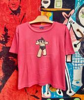 Vintage 90s Astro Boy Japanese Cyberpunk Sci Fi Anime Alternative Rock Style Fashion T Shirt / Vintage Streetwear Fashion T Shirt 120 red