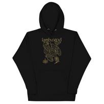 Lamb of God - Ashes of the Wake Hoodie Sweatshirt Black New L gray