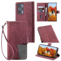 for Xiaomi POCO F5 Vintage Color Block Folio Wallet Phone Case RFID Anti-Theft Card Holder POCO F5 brown
