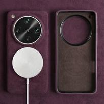 Alcantara Case for OPPO Find X9 Ultra Find X8 Pro X7 Ultra Business Vintage Slim Fit Magnetic Full Body Shockproof Protective Cover OPPO Find X7 Ultra black