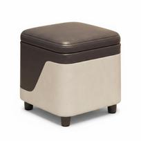 Storage Ottoman Sturdy Foot Rest Bench Easy to Clean for Entryway, Bedroom black