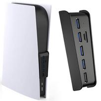 PS5 USB HUB praplėtėjas 3.0 didelės spartos perdavimas daugiafunkcinis skaitmeninio optinio įrenginio versija ps5 usb3.0 praplėtėjas juodas black