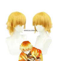 Anime Velnių Medžiotojas Agatsuma Zenitsu Cosplay Kostiumas Moteriškas Kimono Vienodas Helovinas Kalėdos M yellow