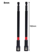 Magnetinis šešiabriaunis lizdinis raktas 150 mm motociklų ir automobilių priežiūrai black