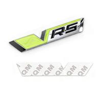 Automobilio 3D Metalinis Logotipas Grotelės Bagažinės Emblema Ženklelis Lipdukai Skoda VRS Octavia 1 2 3 5 Fabia Rapid Superb Kodiaq KAROQ 4x4 YETI white