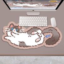 Gray mouse pad Large/Small overlocked mousepad xxl desktop keyboard table pad gray series game desk mat computer accessories 300x700mm gray